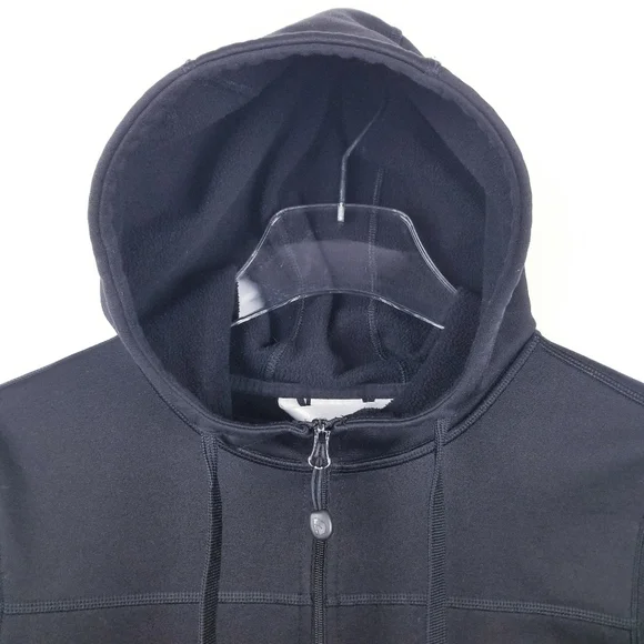 The North Face Women's Black Zip Up Hooded Jacket, size Medium - Picture 4 of 12